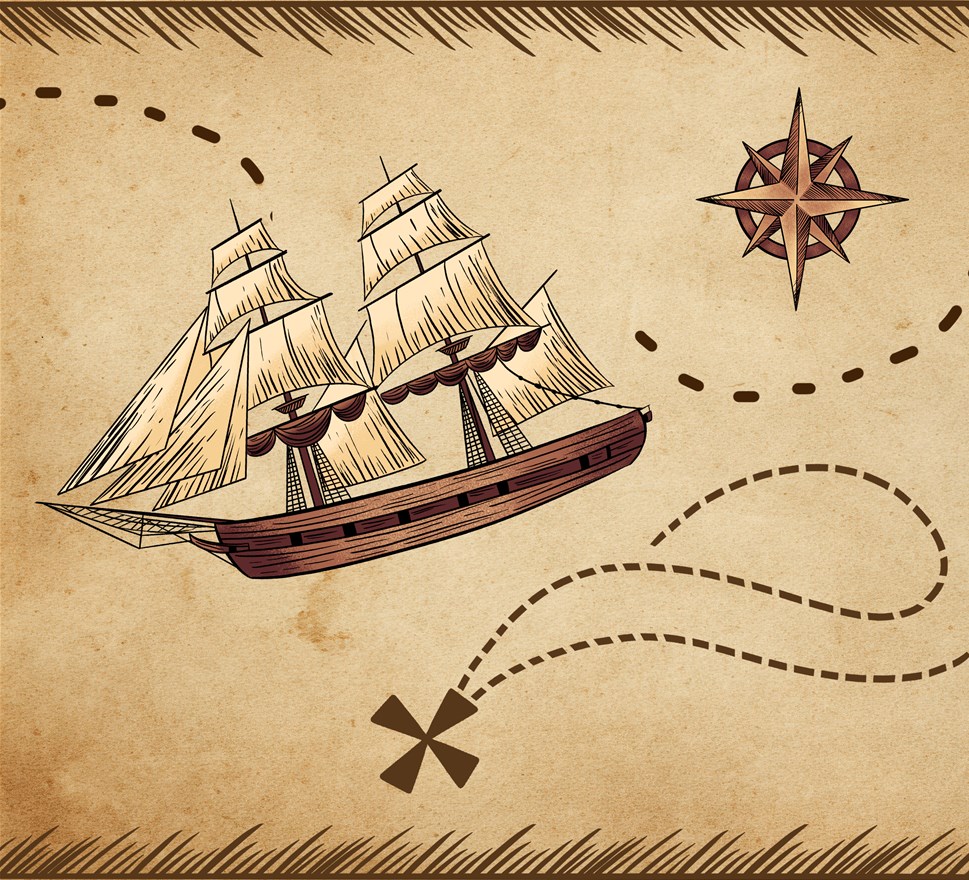 Maxi Kunstclub: Piratenschatkaart!