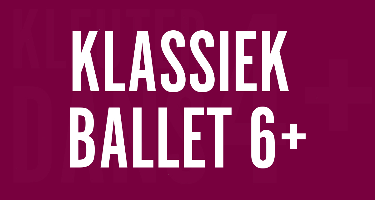 Klassiek Ballet 6+